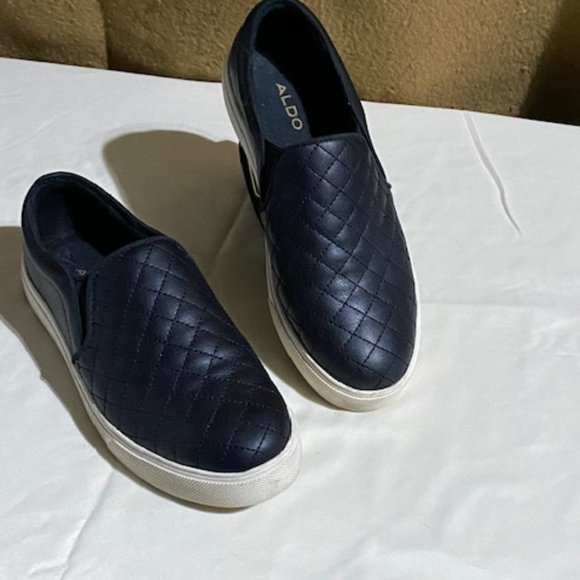 Aldo -  Jillie, Slip on Black Sneakers - Picture 2 of 2